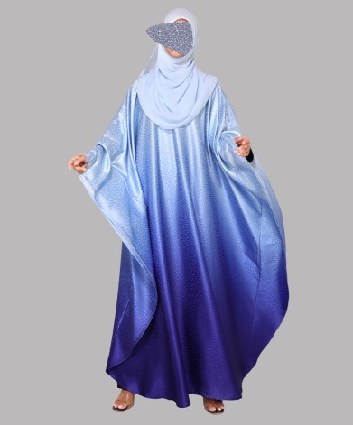 Abaya 3 Pc Set - Violet
