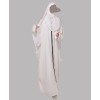 White PP 4 Pc Set Abaya