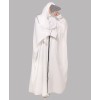 White PP 4 Pc Set Abaya