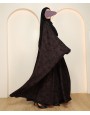 Leaf Abaya - Berry