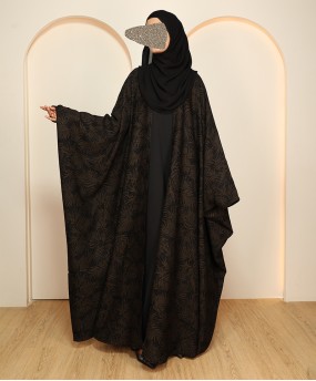 Leaf Abaya - Rust Bronze