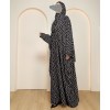 Monochrome 3 Pc Set Abaya 