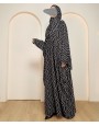 Monochrome 3 Pc Set Abaya 