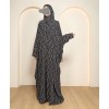 Monochrome 3 Pc Set Abaya 