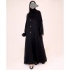 Abaya 3 Pc Set - Black