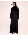 Abaya 3 Pc Set - Black
