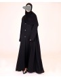 Abaya 3 Pc Set - Black
