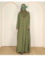 Abaya 3 Pc Set - Pear