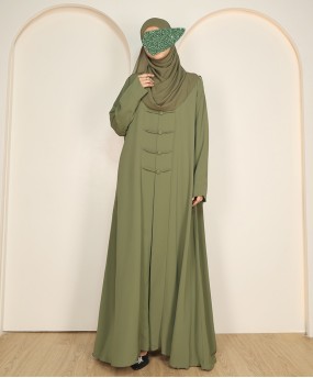 Abaya 3 Pc Set - Pear