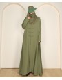 Abaya 3 Pc Set - Pear