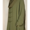 Abaya 3 Pc Set - Pear