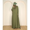 Abaya 3 Pc Set - Pear
