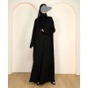 Abaya 3 Pc Set - Black