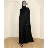 Abaya 3 Pc Set - Black