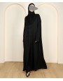 Abaya 3 Pc Set - Black
