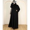 Abaya 3 Pc Set - Black