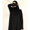 Abaya 3 Pc Set - Black