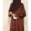 Abaya 3 Pc Set - Brown