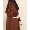 Abaya 3 Pc Set - Brown