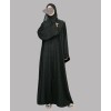 Candy 3 Pc Set Abaya - Forest Green