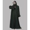 Candy 3 Pc Set Abaya - Forest Green