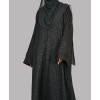 Candy 3 Pc Set Abaya - Forest Green