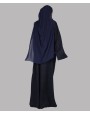 Candy 3 Pc Set Abaya - Blue