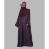 Candy 3 Pc Set Abaya - Purple