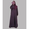 Candy 3 Pc Set Abaya - Purple