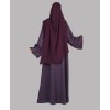 Candy 3 Pc Set Abaya - Purple