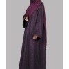 Candy 3 Pc Set Abaya - Purple
