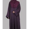 Candy 3 Pc Set Abaya - Purple