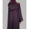 Candy 3 Pc Set Abaya - Purple