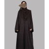 Candy 3 Pc Set Abaya - Truffle