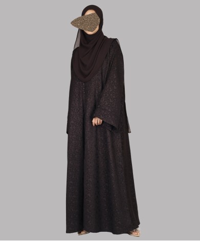 Candy 3 Pc Set Abaya - Truffle