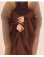 Abaya 3 Pc Set - Cocoa