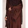 Abaya 3 Pc Set - Cocoa
