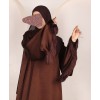 Abaya 3 Pc Set - Cocoa