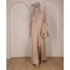 Abaya 3 Pc Set - Beige