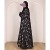 Foil Print 3 Pc Set Abaya