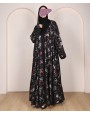 Foil Print 3 Pc Set Abaya