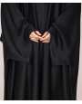 Zoom Black 3 Pc Set Abaya