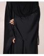Zoom Black 3 Pc Set Abaya