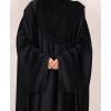 Zoom Black 3 Pc Set Abaya