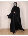 Zoom Black 3 Pc Set Abaya