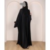 Zoom Black 3 Pc Set Abaya