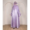 Abaya 3 Pc Set - Lilac