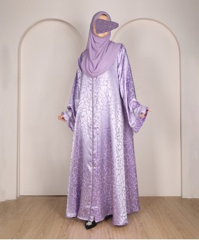 Abaya 3 Pc Set - Lilac