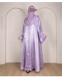 Abaya 3 Pc Set - Lilac