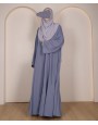 Abaya 3 Pc Set - Grey